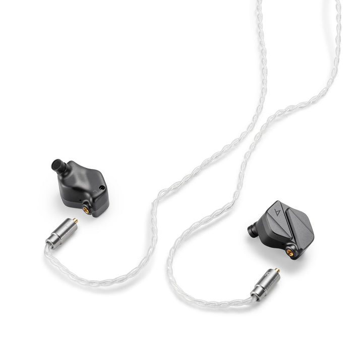 Astell&Kern AK ZERO2 front and rear with detached cable over white background