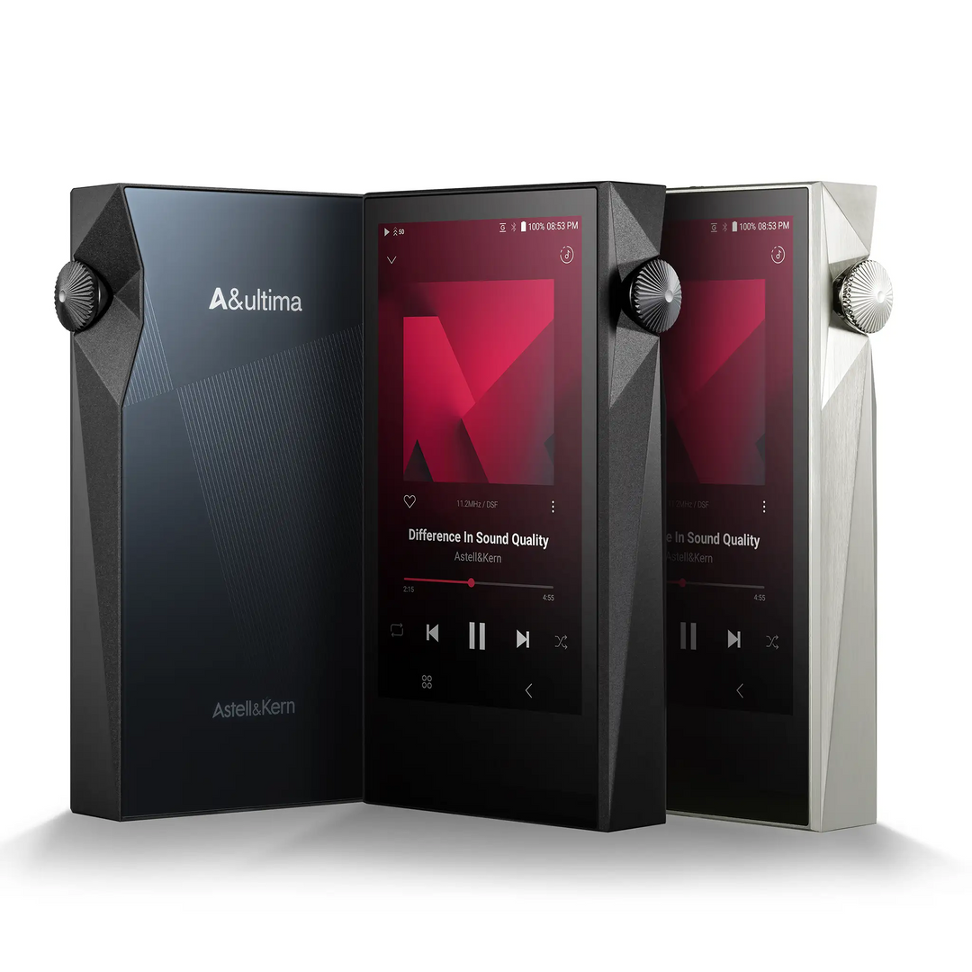 Astell&Kern SP3000M x3 black and copper nickel front and back quarter whitebox 