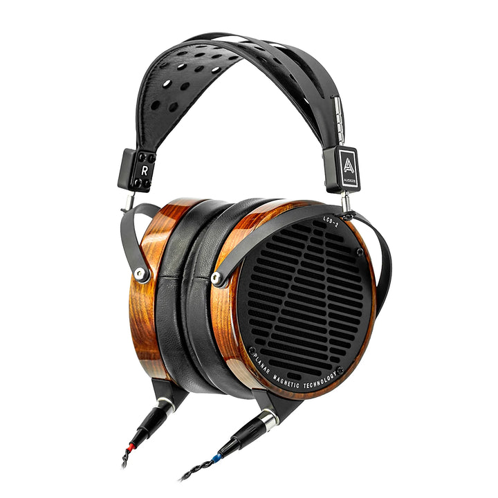 Audeze LCD-2 Rosewood open-back front quarter whitebox