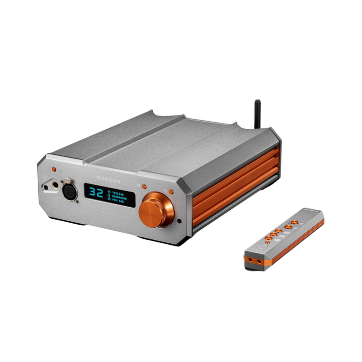 Burson Audio Conductor Stellar front right 3 quarter whitebox