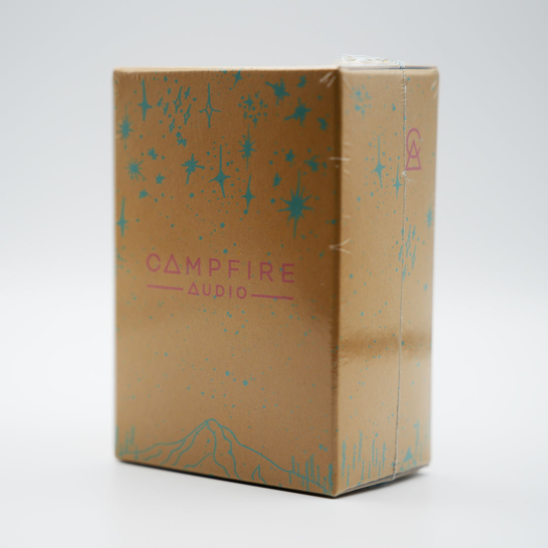 Campfire Andromeda 2019 generic sealed retail box over white background