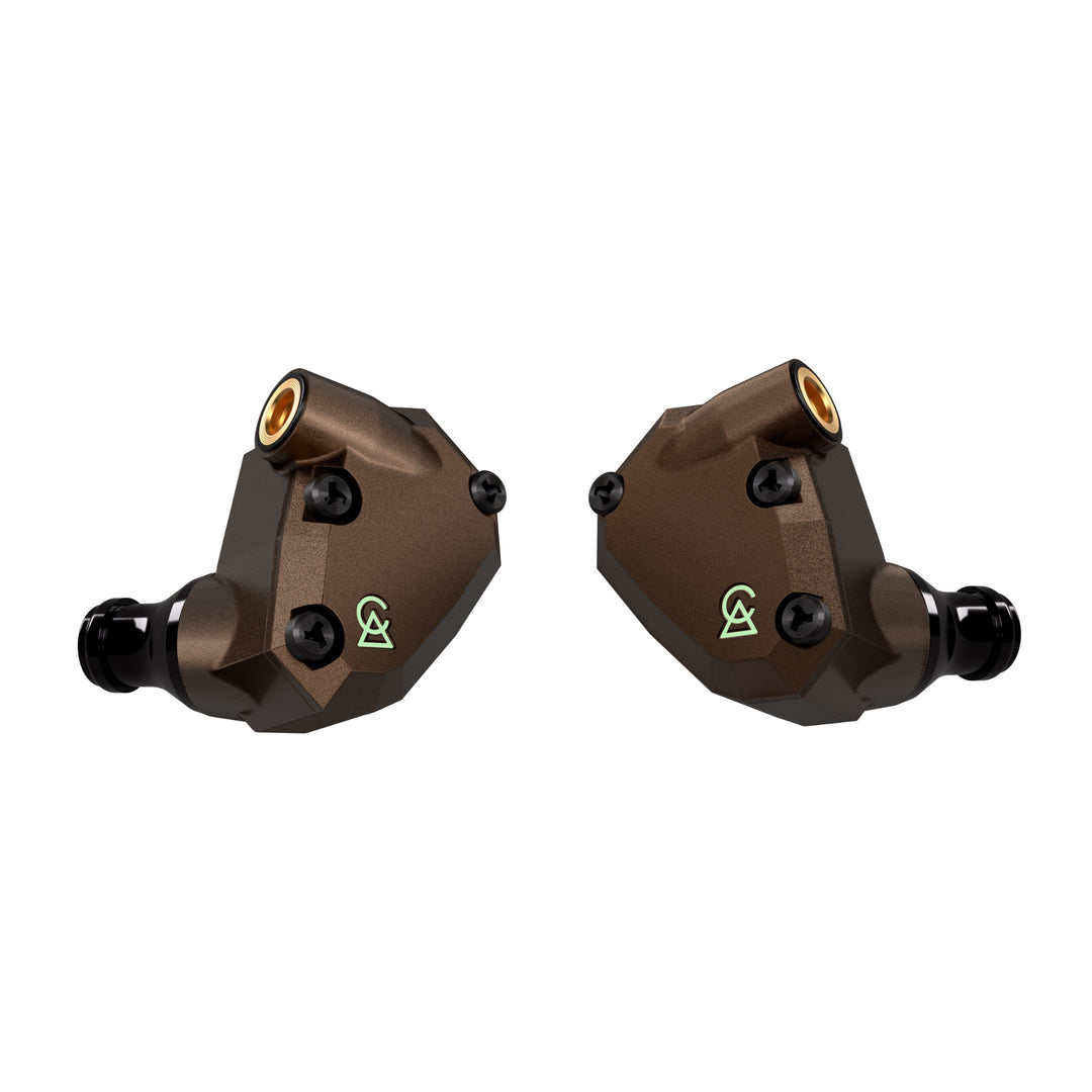 Campfire Audio Holocene front shells over white background