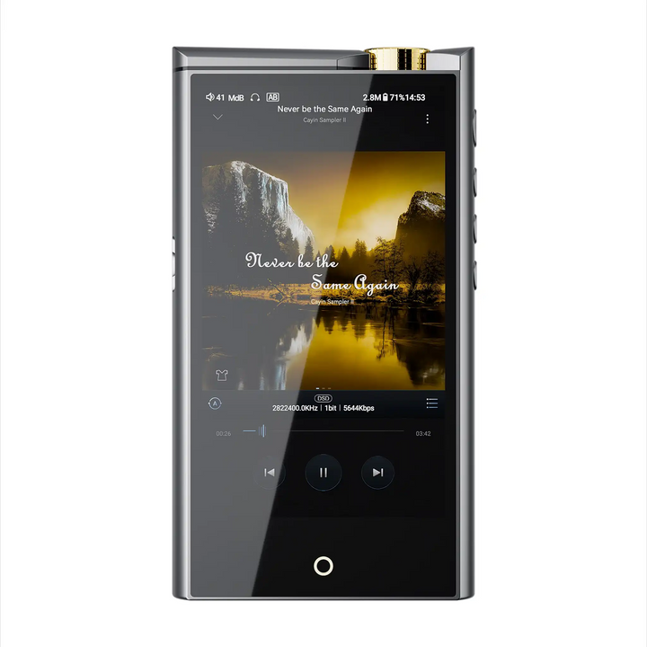 Cayin N7+ DAP standing front center whitebox