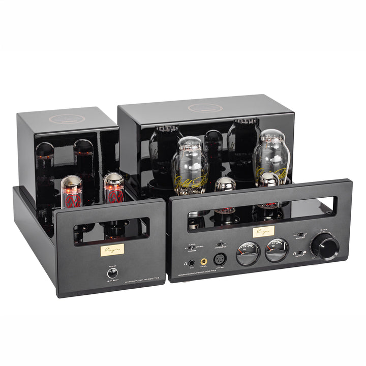 Cayin HA-300 MK3 headphone amplifier front left 3 quarter whitebox