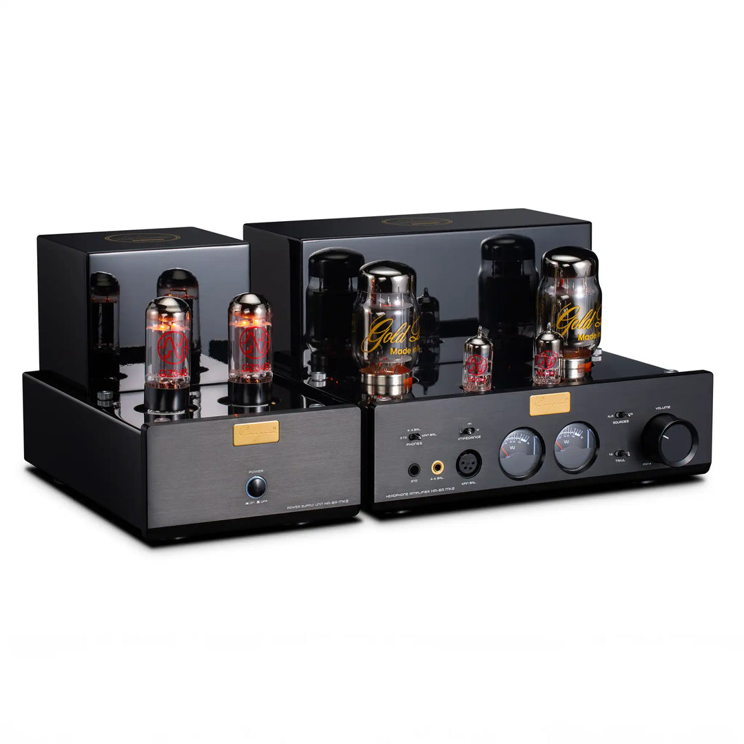 Cayin HA-6A MK2 black front right 3 quarter angle whitebox