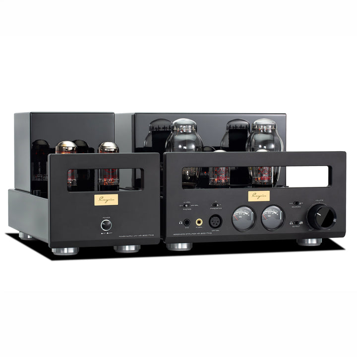 Cayin HA-300 MK3 headphone amplifier front left 3 quarter whitebox