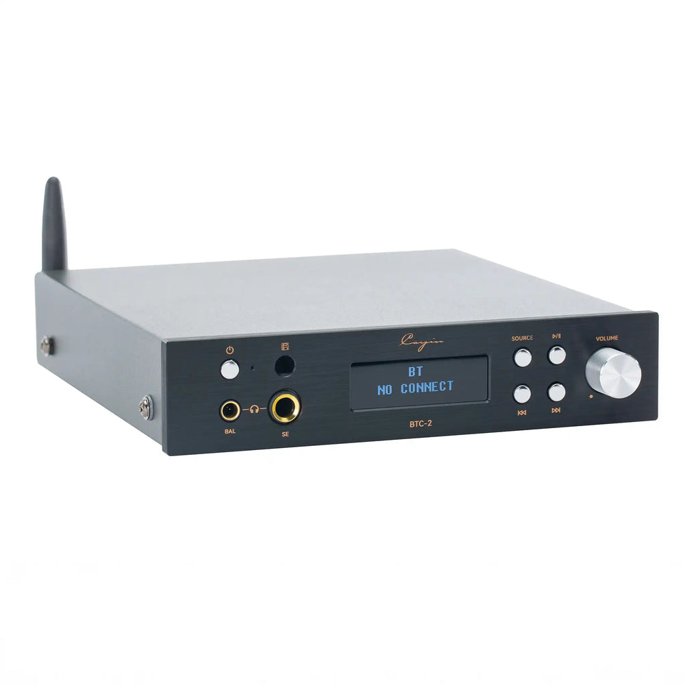 Cayin BTC-2 black front left quarter whitebox