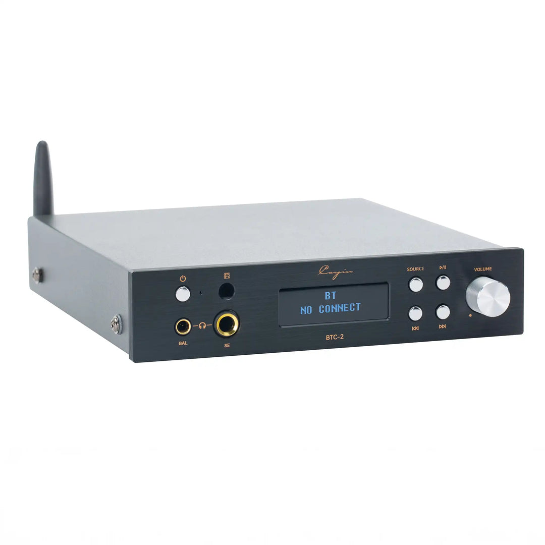 Cayin BTC-2 black front left quarter whitebox