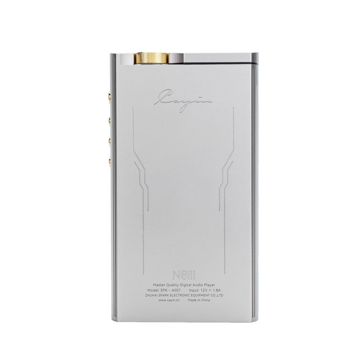 Cayin N8iii DAP standing rear center whitebox