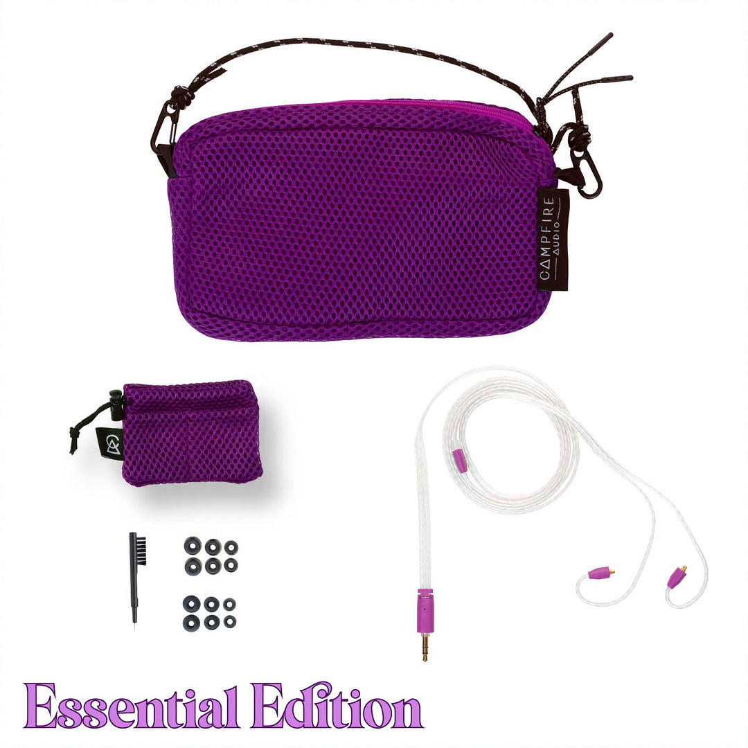 Campfire Audio Bonneville essential package over white background