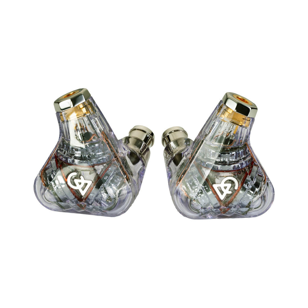 Campfire Audio Trifecta Chrome Sky front over white background