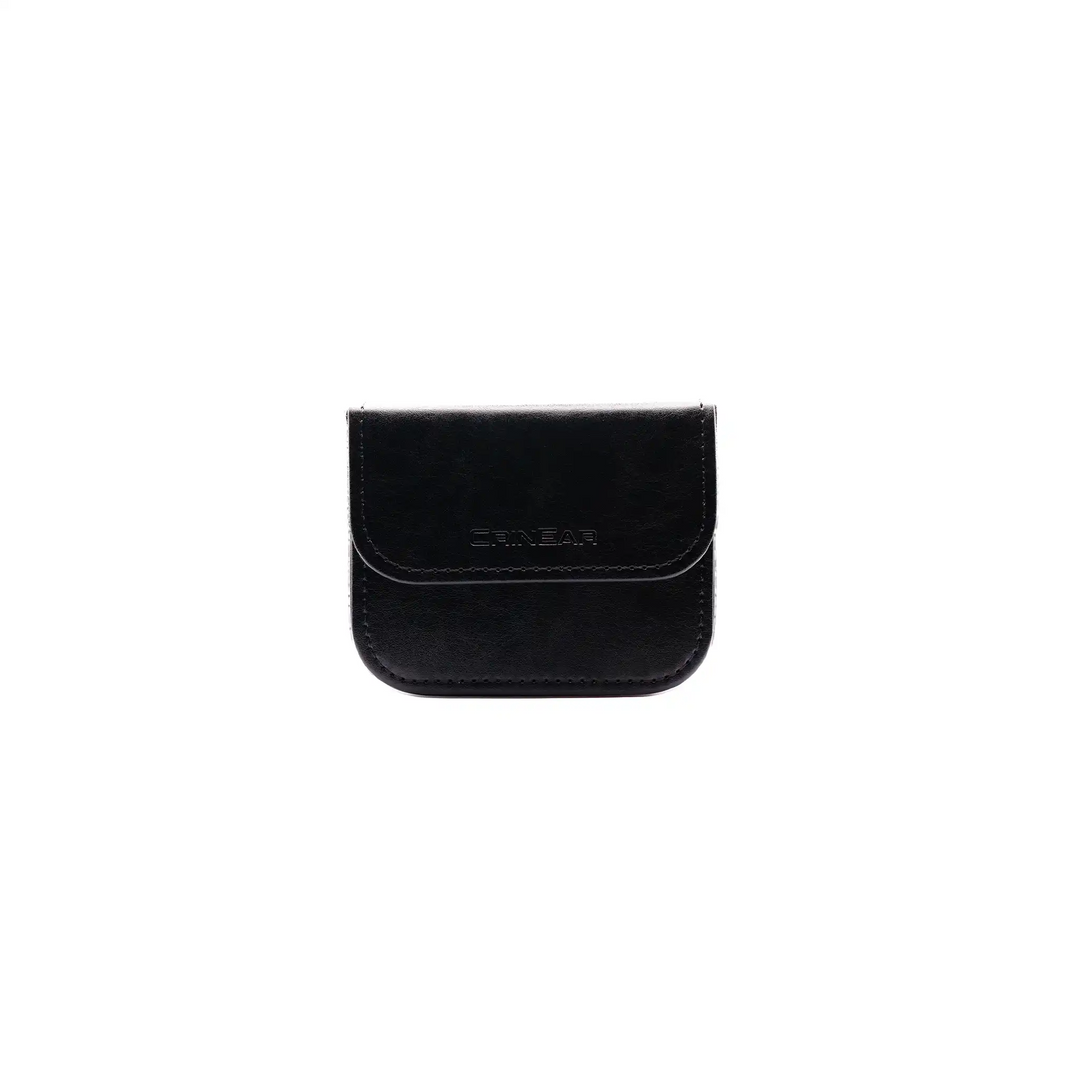 CrinEar Daybreak IEMs carrying case sitting front center whitebox