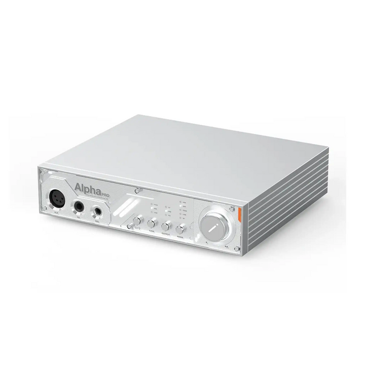 D&A Alpha Pro DAC/amp front right 3 quarter angle whitebox