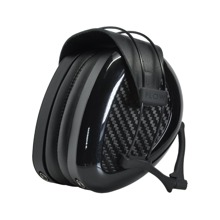 Dan Clark Audio Aeon 2 Noire 3 quarter profile folded over white background