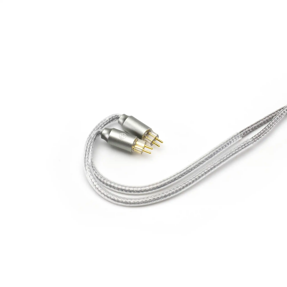 ddHiFi M198C cable closeup of 2-pin connectors whitebox
