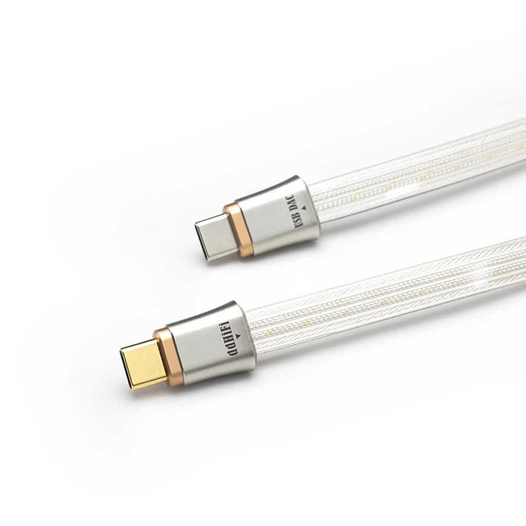 ddHiFi TC19 OTG Flagship Pure Silver Interconnect Cable | Bloom Audio