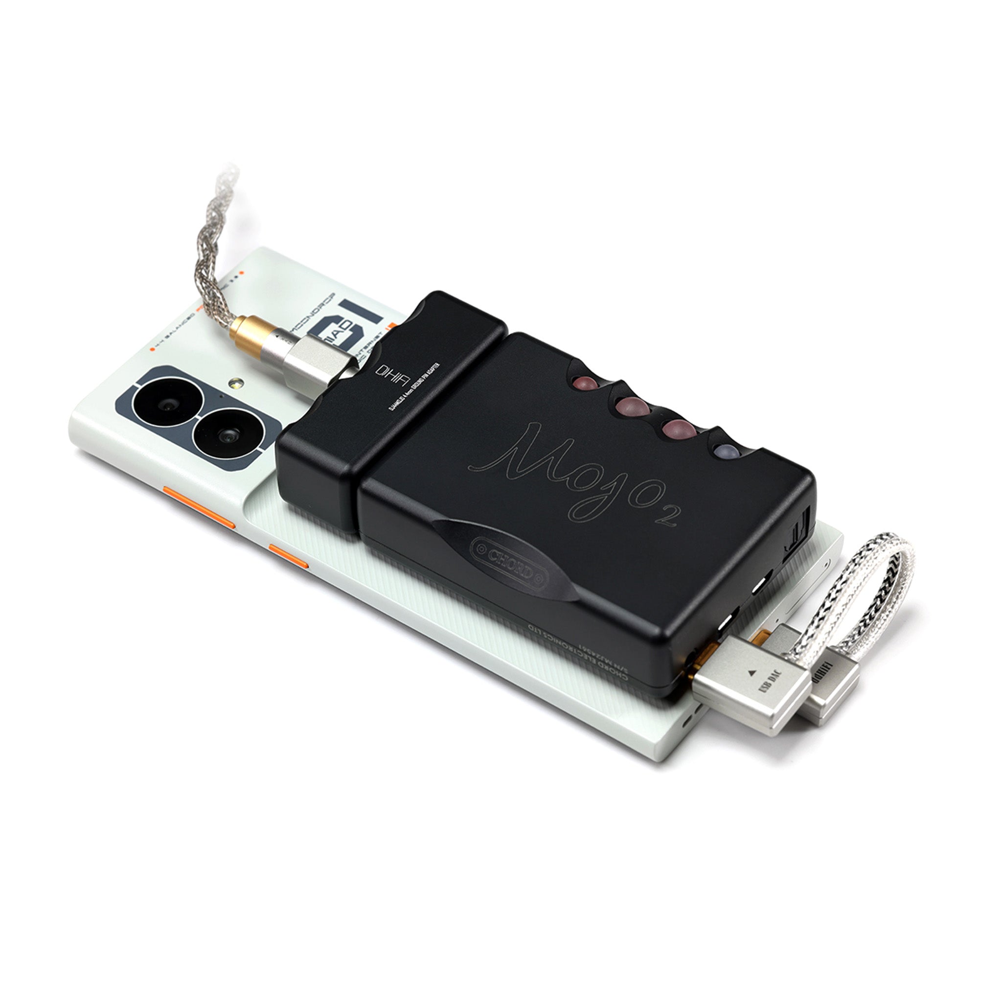 mojo&mojo2対応4.4mmアダプター PW Audio 4.4mm Female to 3.5mm Male Adapter for CHORD Mojo
