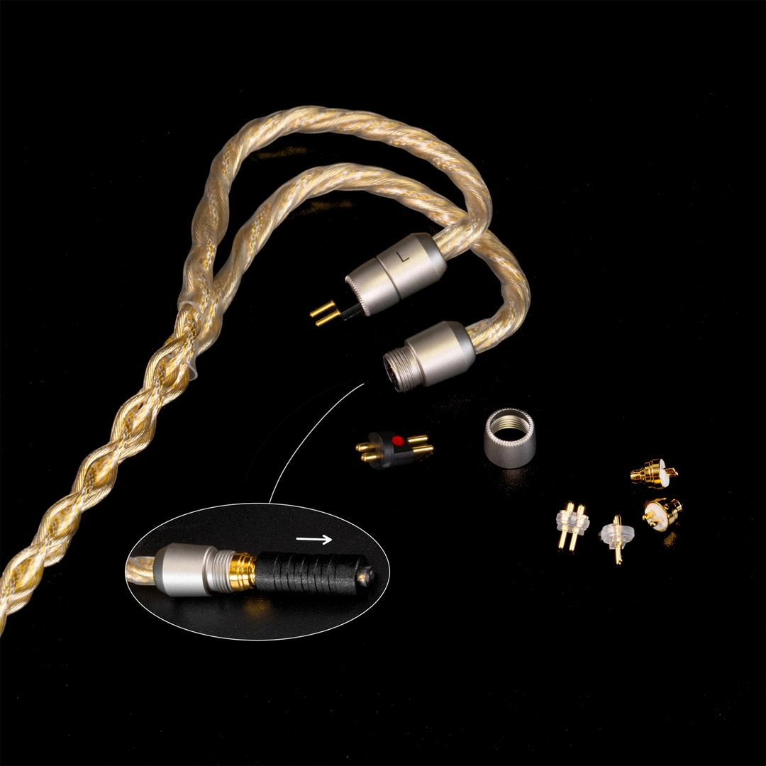 ddHiFi BC130G | IEM Upgrade Cable (Nyx Gold)