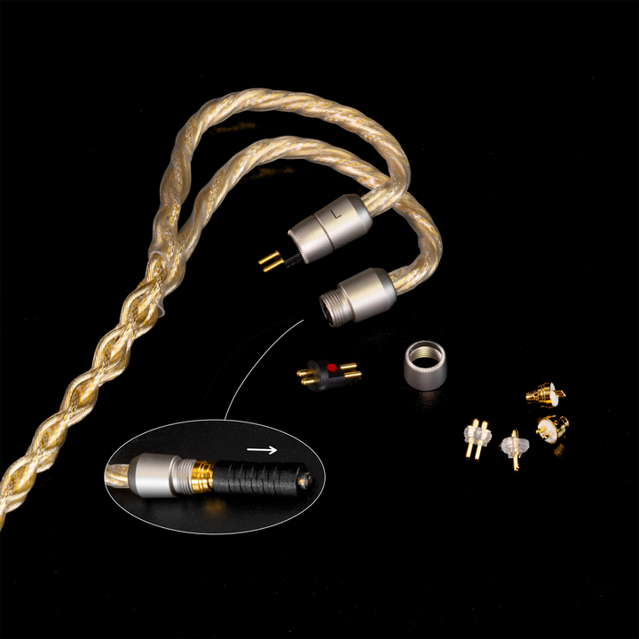 ddHiFi BC130G | IEM Upgrade Cable (Nyx Gold)