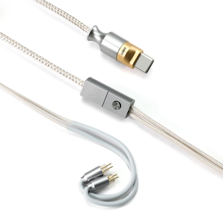 ddHiFi M110C cable parts with 2pin connectors whitebox