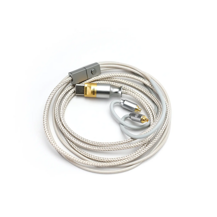 ddHiFi M110C cable wrapped with mmcx connectors whitebox