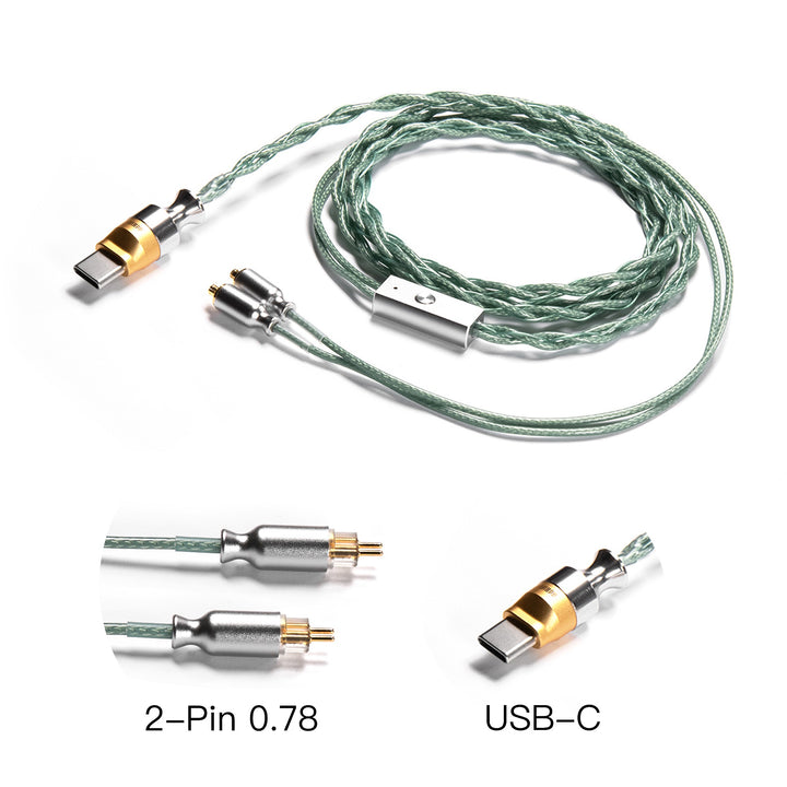 ddHiFi M120B All-in-One IEM Cable | Lightning / USB-C