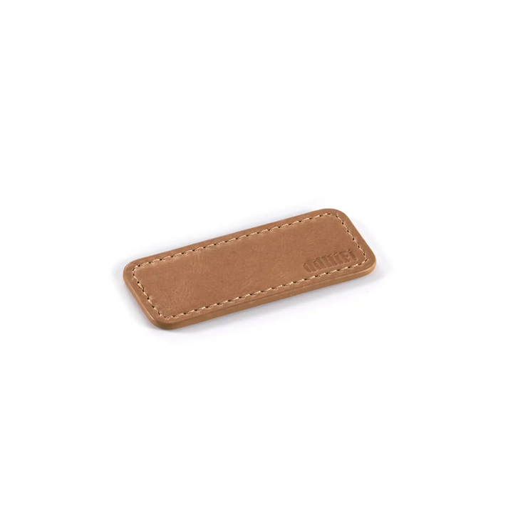 ddHiFi P59 Leather Khaki Attraction Pad sitting 3 quarter angle whitebox
