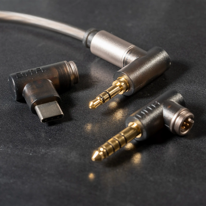 DITA Audio Mecha modular cable and connectors closeup