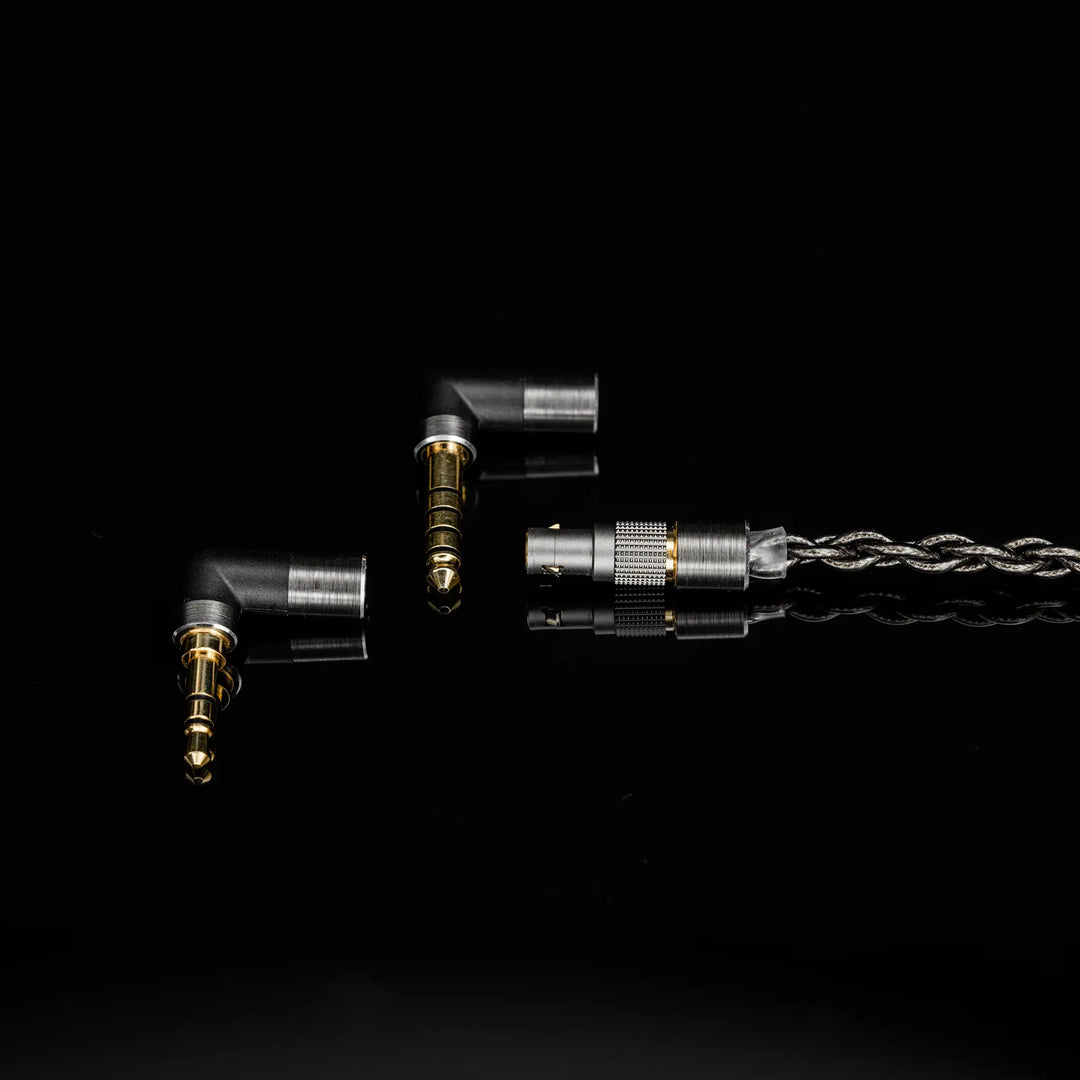 DUNU Q-Lock modular cable system highlighting terminations