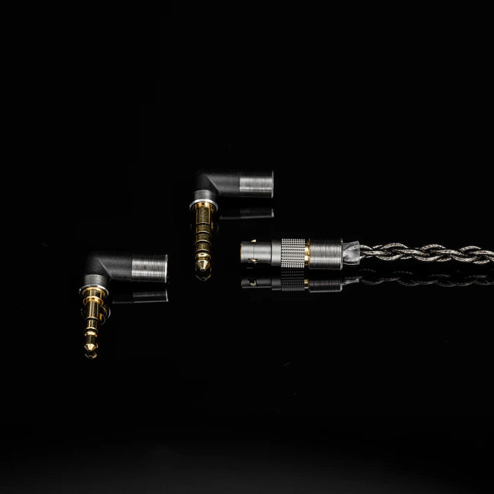 DUNU Q-Lock modular cable system highlighting terminations