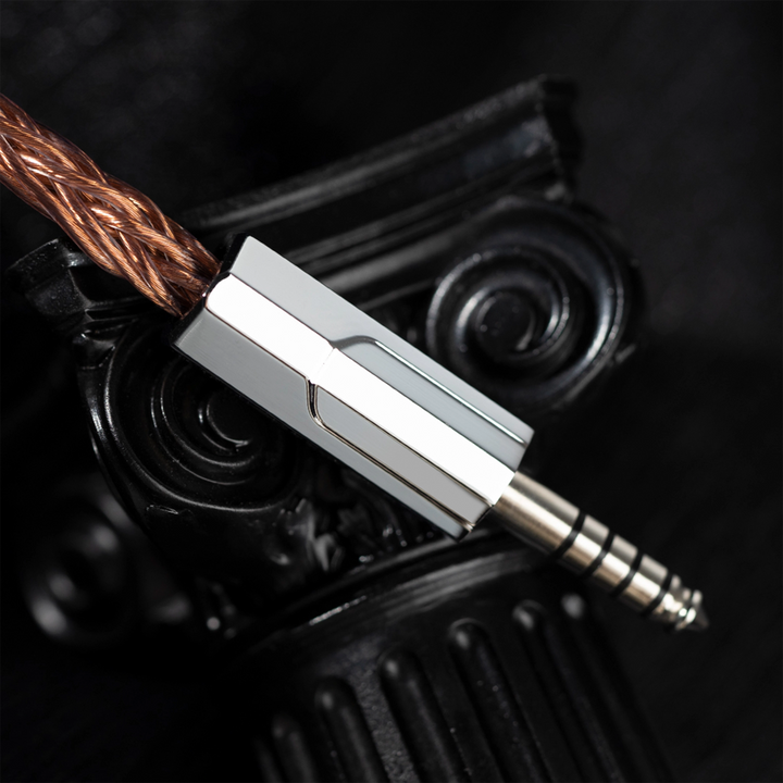 Effect Audio Ares 10 cable closeup of 4.4mm termination