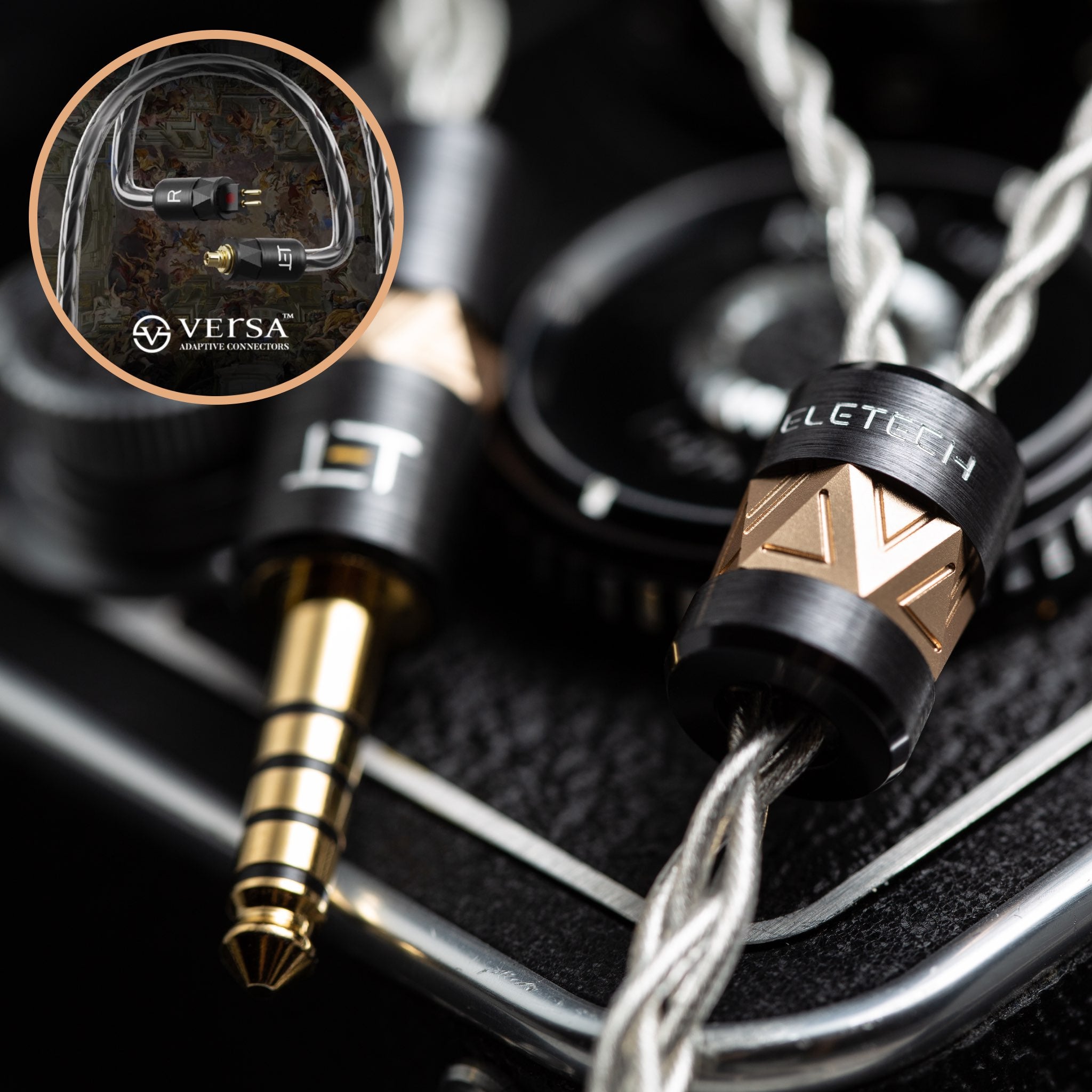 Eletech Cassiel Silver-Plated Copper Upgrade Cable for IEMs