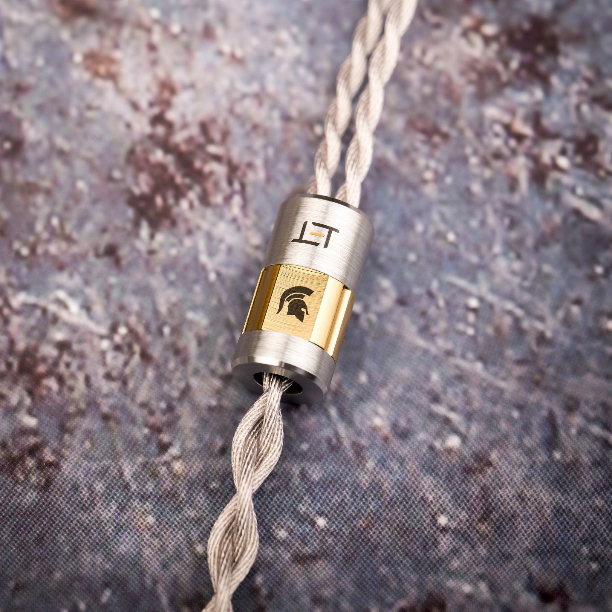 Eletech Iliad | Gold/Silver IEM Cable - 2-Pin/2.5mm