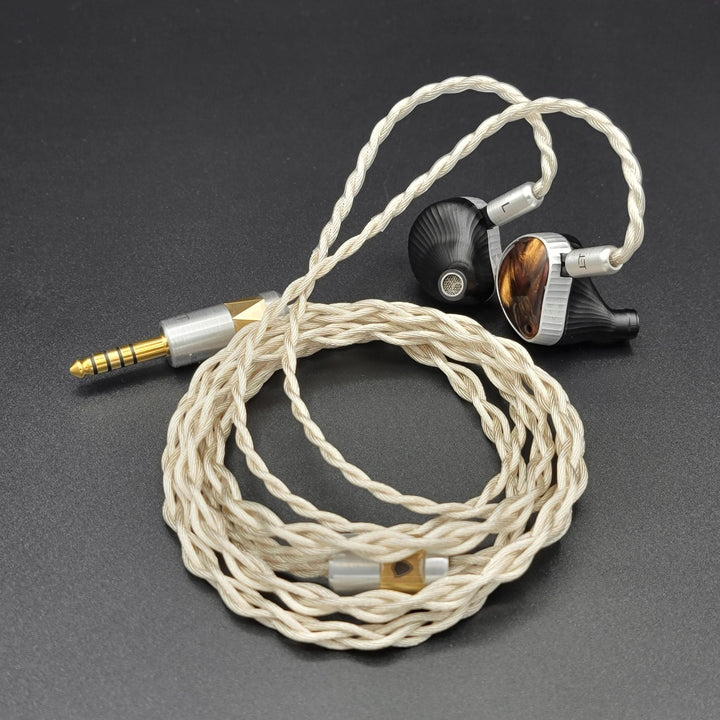 Eletech Iliad | Gold/Silver IEM Cable-Bloom Audio