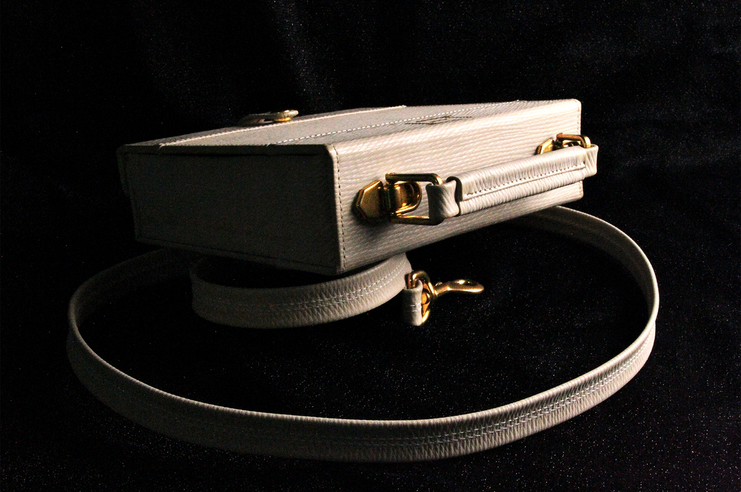 Eletech Canvas Calf Leather Companion Case | Travel Case for IEMs and Cables