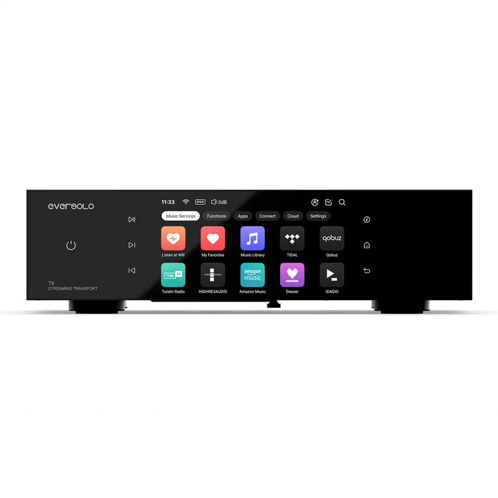 EverSolo T8 Streaming Transport front center eye level whitebox