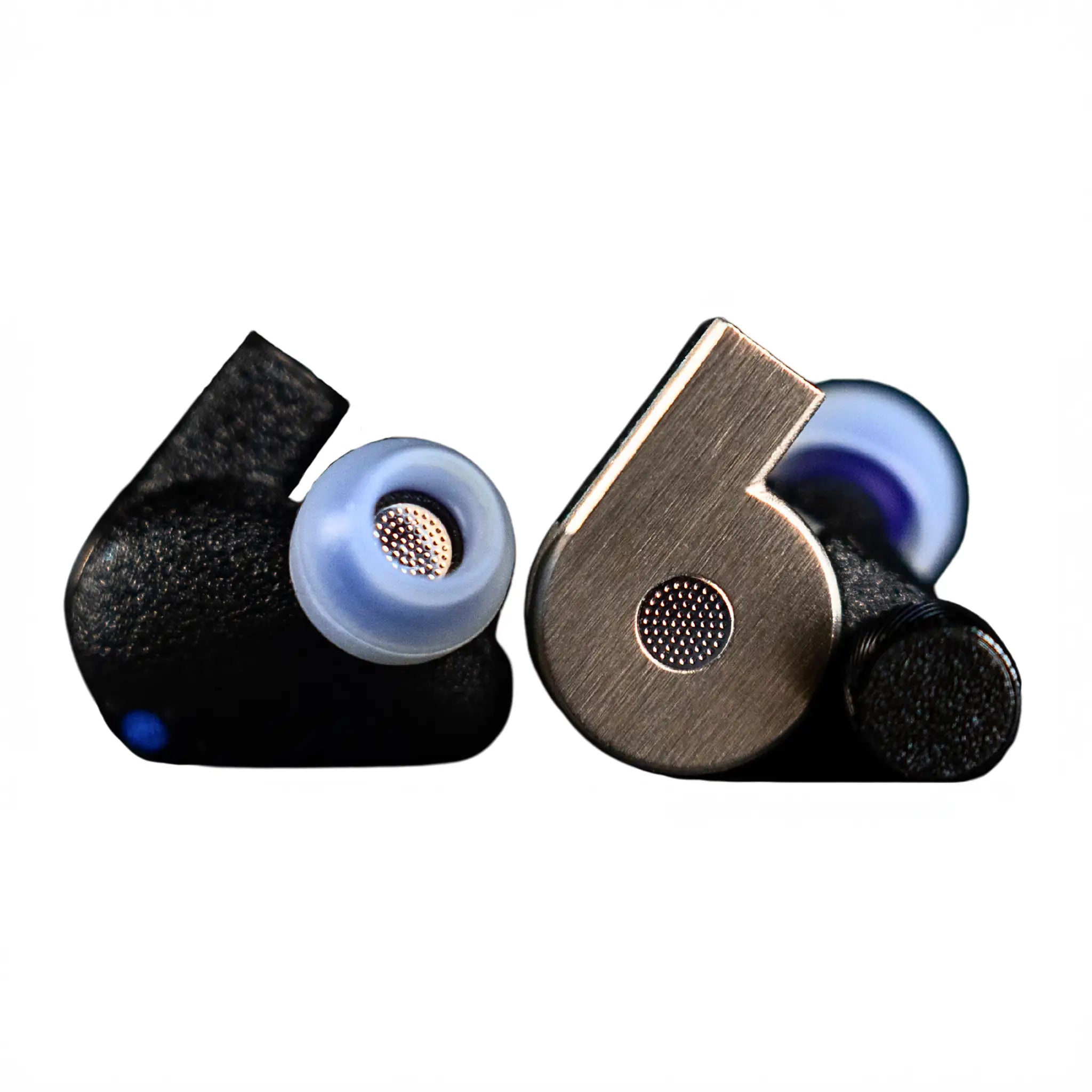 FATfreq x Effect Audio Quantum IEMs front and rear view whitebox