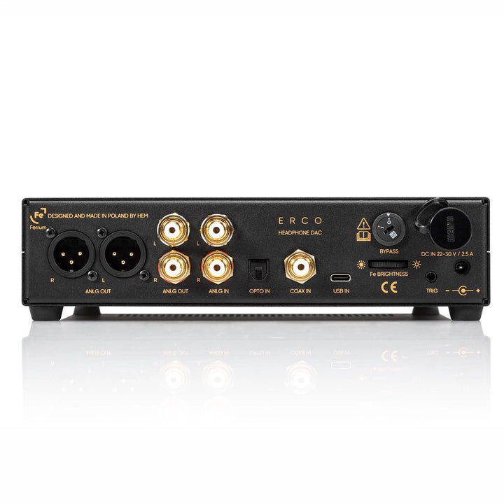 Ferrum ERCO 2 dac and amp rear center whitebox