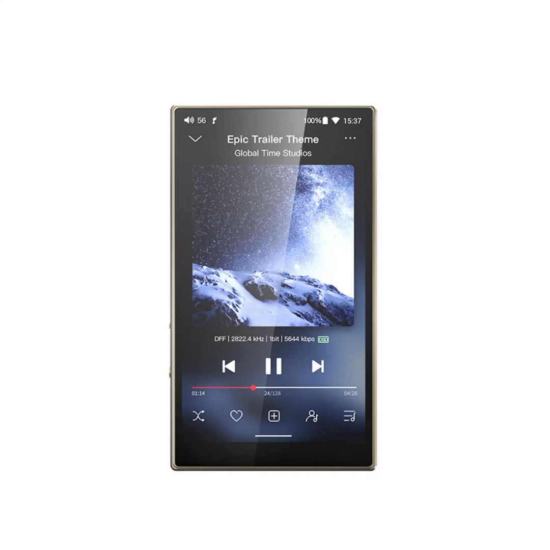 FiiO M21 DAP gold front center whitebox