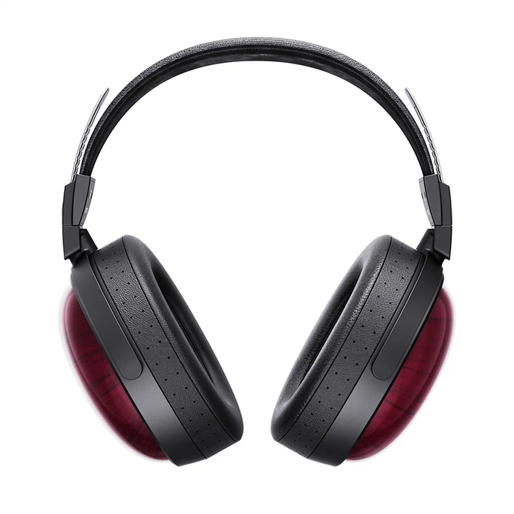 FiiO FT13 headphones in natural wood front center whitebox