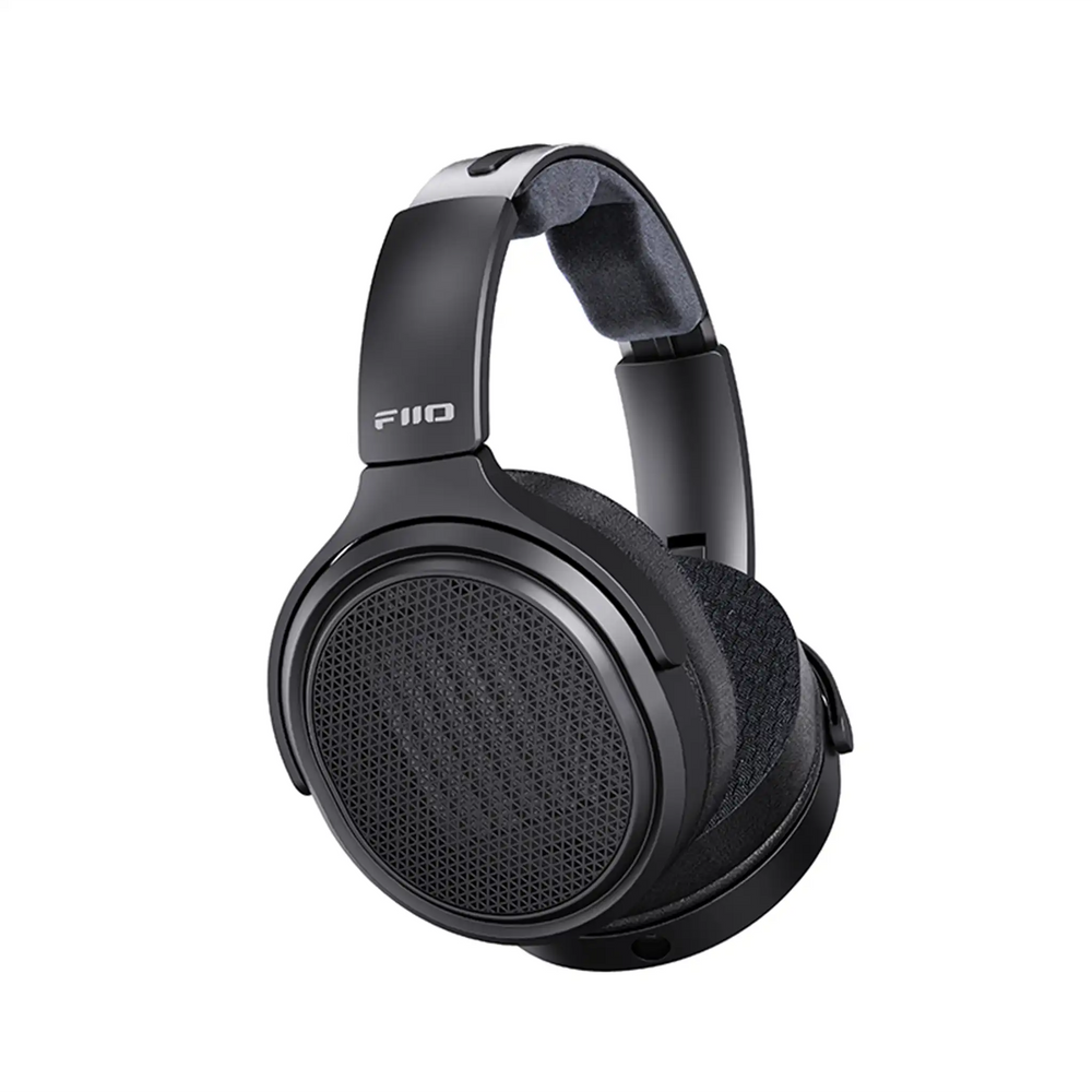 FiiO JT7 headphones left ear cup closeup whitebox