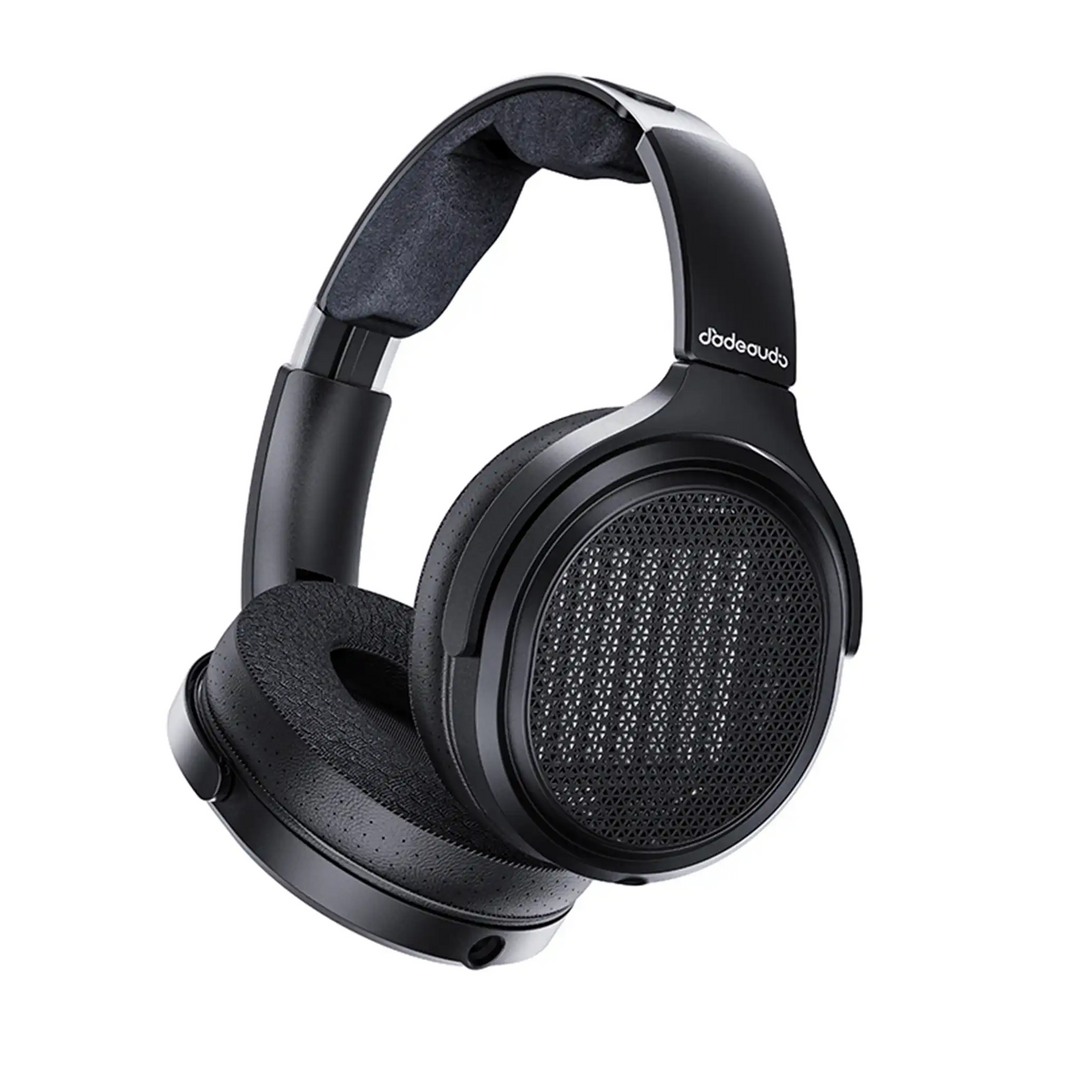 FiiO JT7 headphones left ear cup side rotated left whitebox