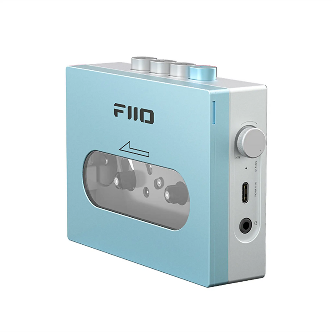 FiiO CP13 blue left 3 quarter angle whitebox