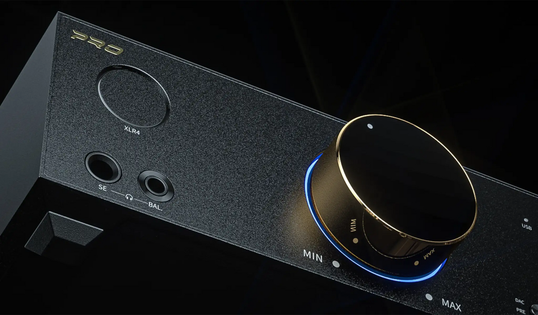 FiiO K9 Pro ESS DAC/Amp closeup of volume knob