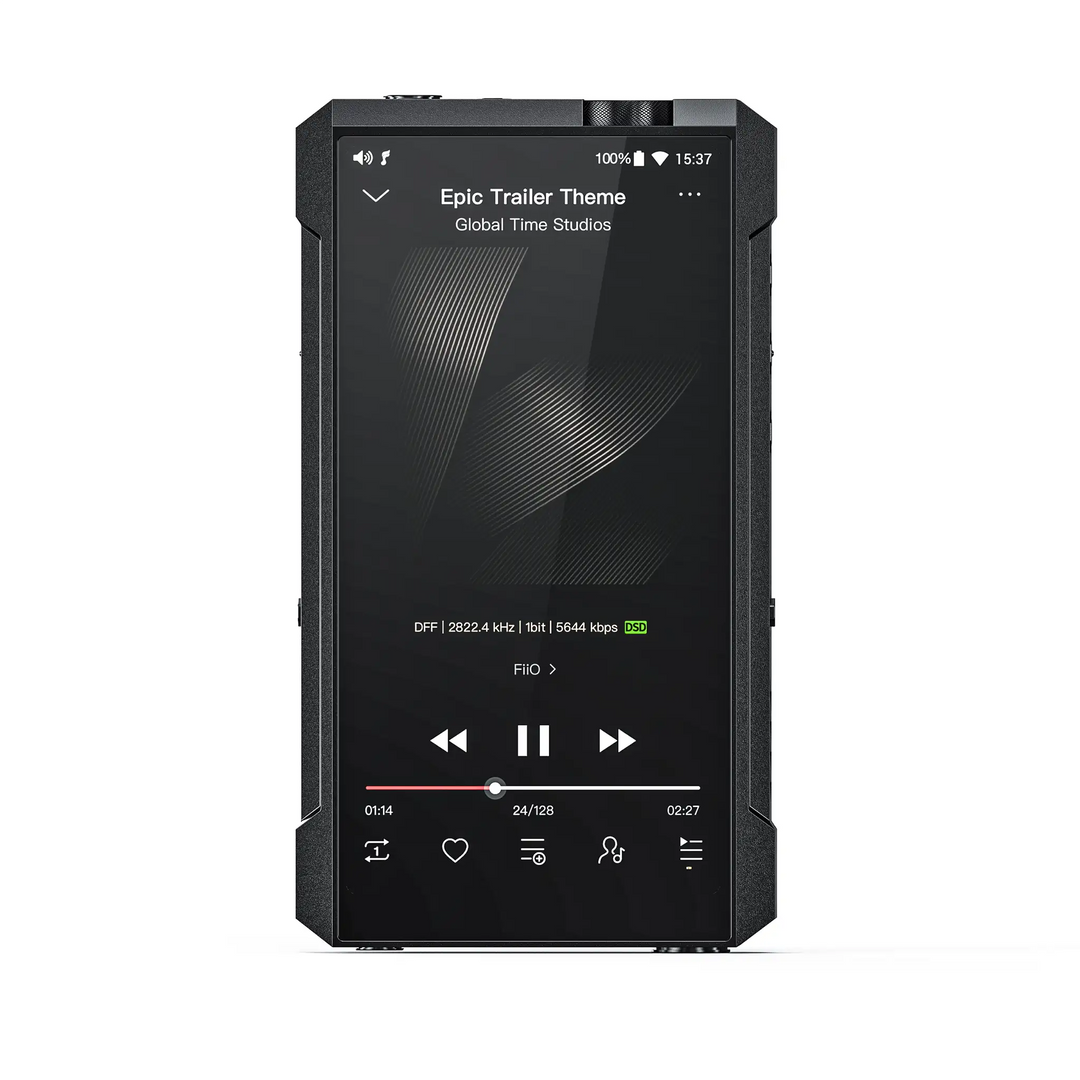 FiiO M17 DAP right front center whitebox