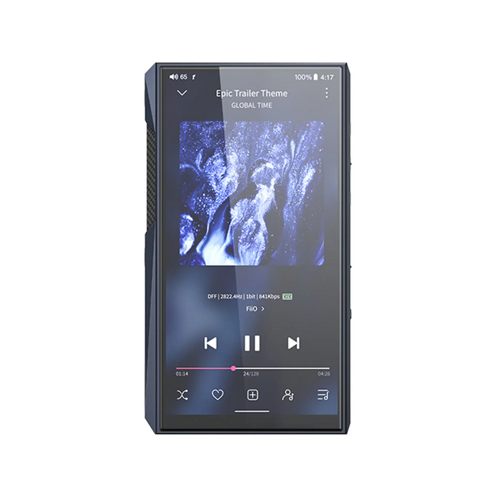 FiiO M23 DAP in deep blue center front whitebox