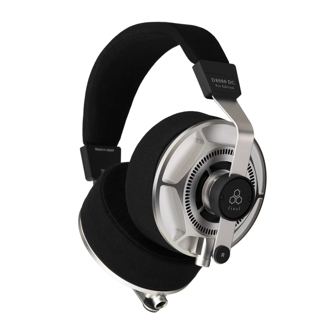 Final Audio D8000 DC Pro headphone side quarter whitebox