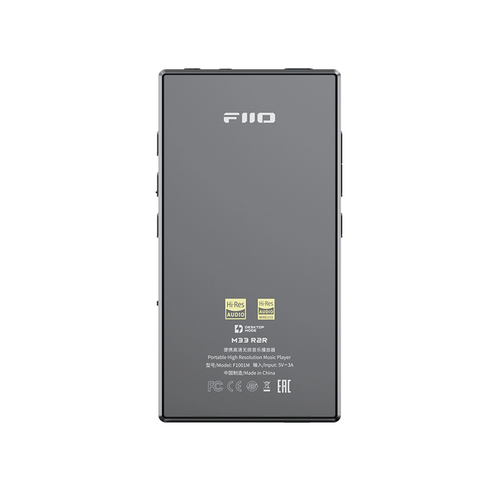 FiiO M33 digital audio player grey rear whitebox