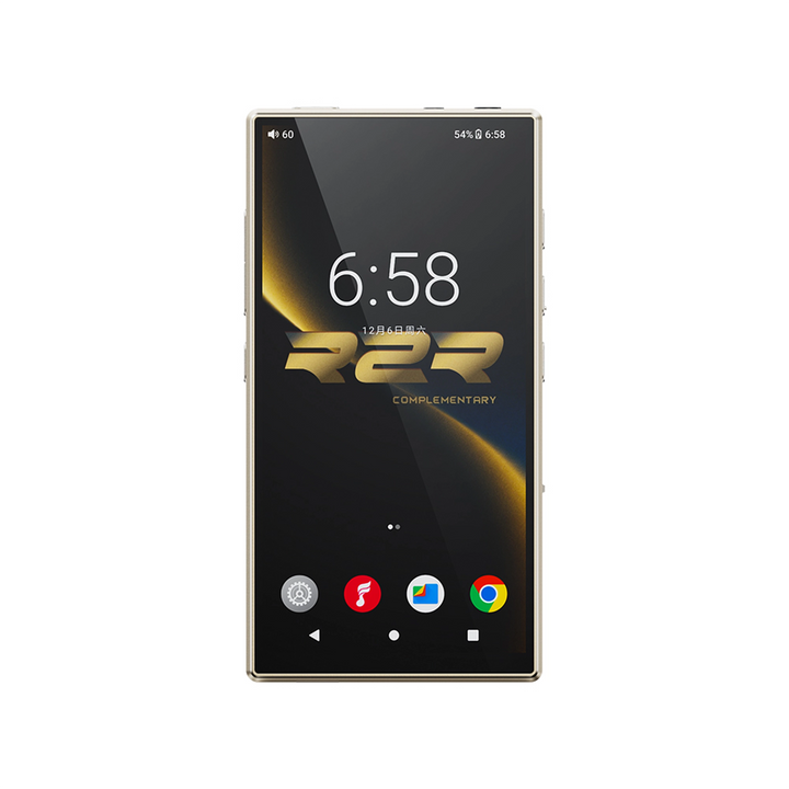 FiiO M33 digital audio player titanium gold front whitebox