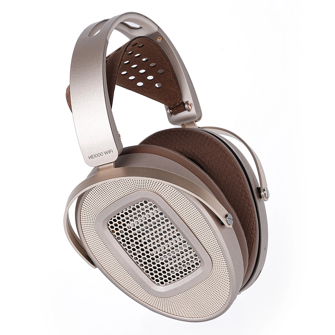 HIFIMAN HE1000 WiFi headphones right side view whitebox